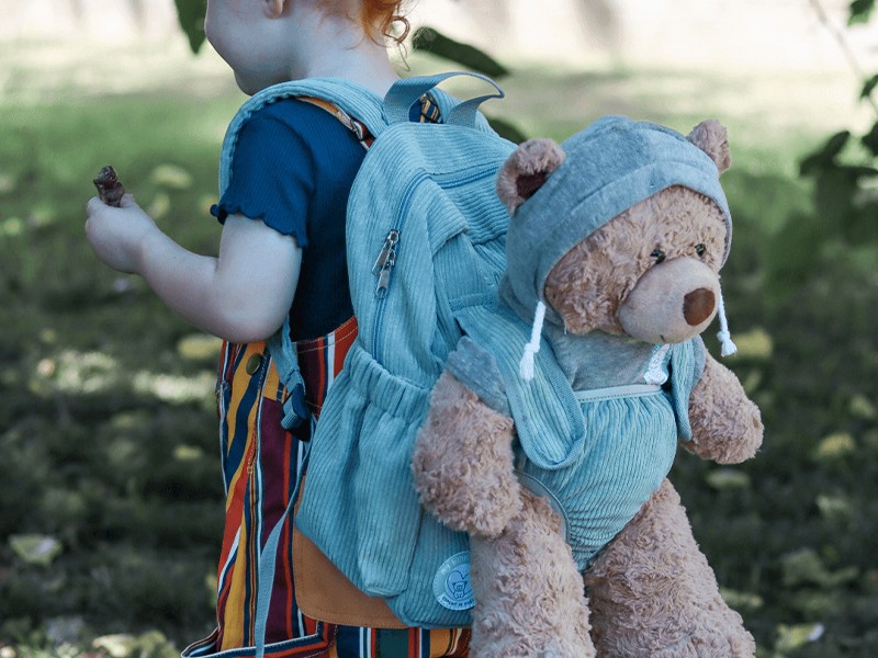 Custom plush backpack